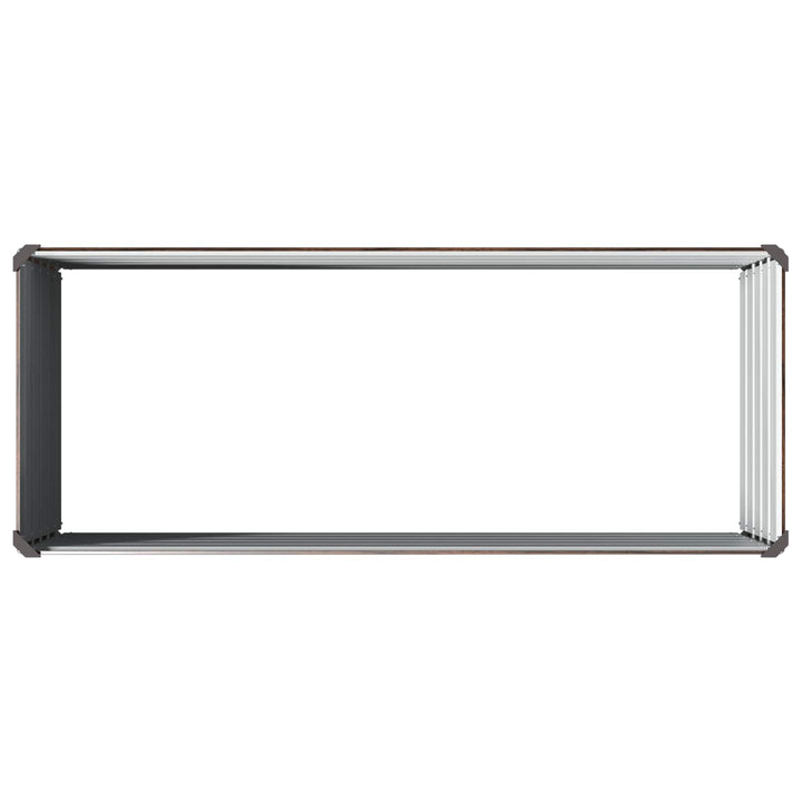 Hævet Havebed Sort 100 x 40 x 55 cm koldvalset stål