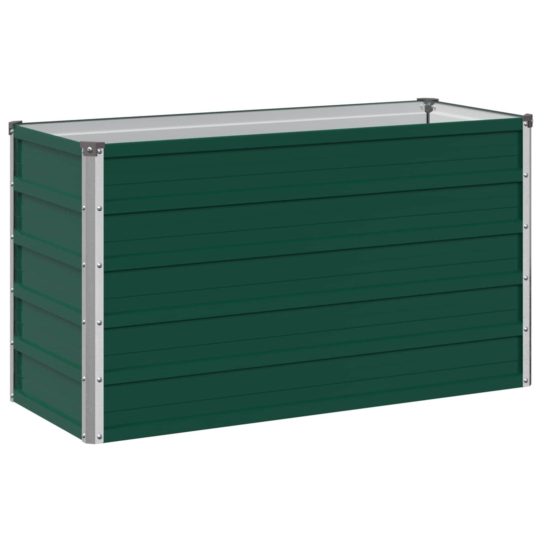 Hævet Havebed Grøn 100 x 40 x 55 cm koldvalset stål