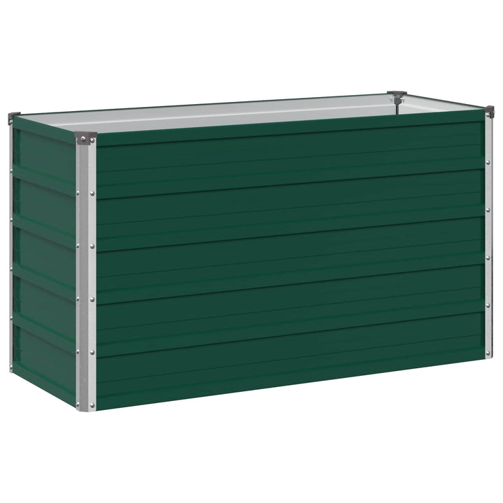 Hævet Havebed Grøn 100 x 40 x 55 cm koldvalset stål