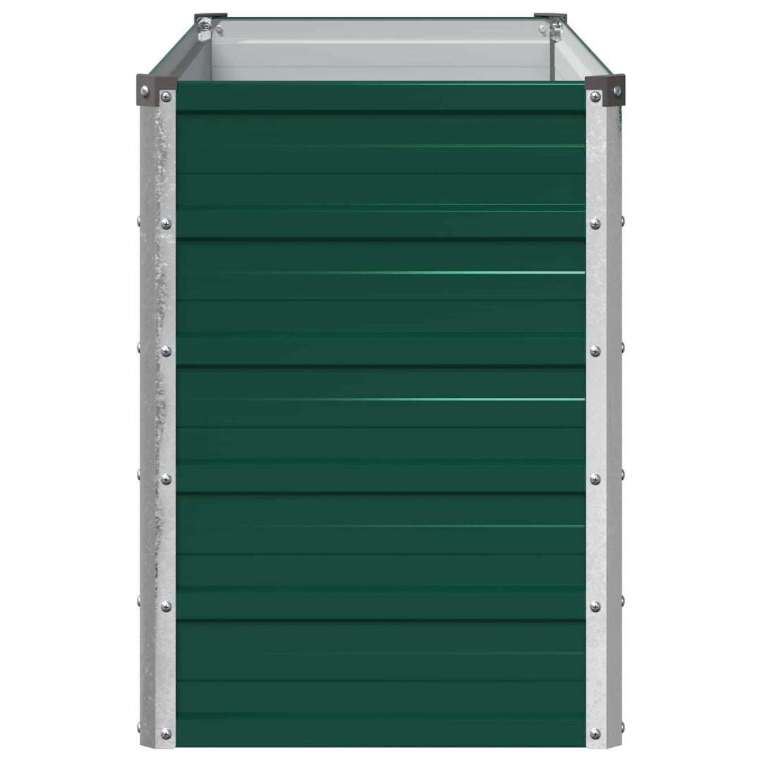 Hævet Havebed Grøn 100 x 40 x 55 cm koldvalset stål