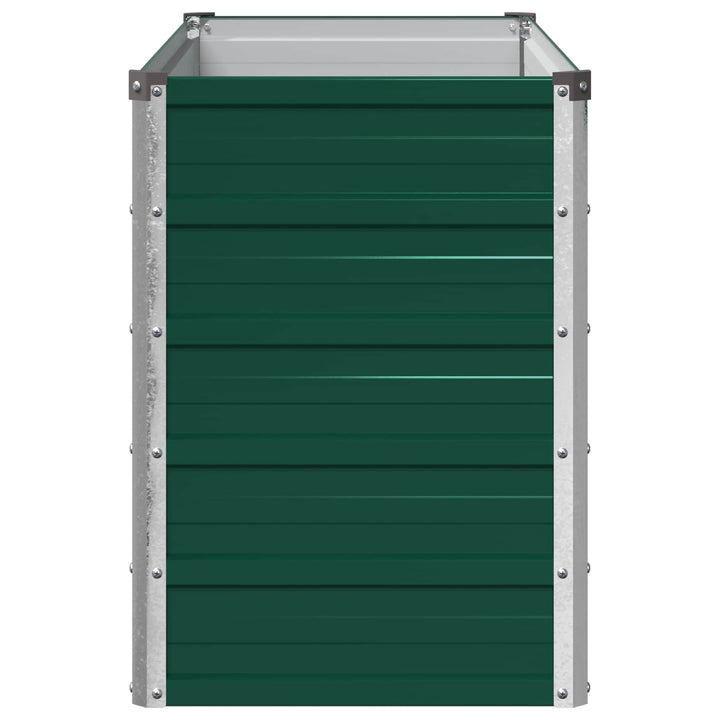Hævet Havebed Grøn 100 x 40 x 55 cm koldvalset stål