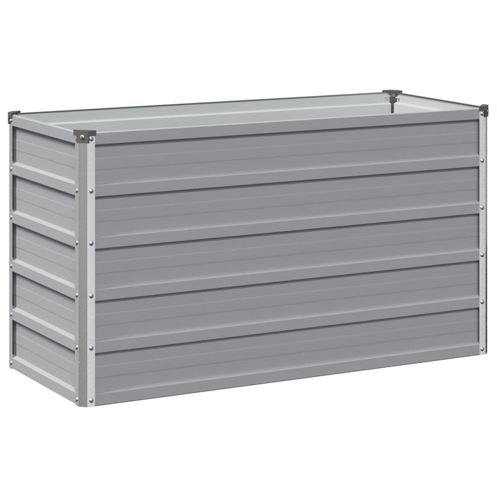 Hævet Havebed Grå 100 x 40 x 55 cm koldvalset stål