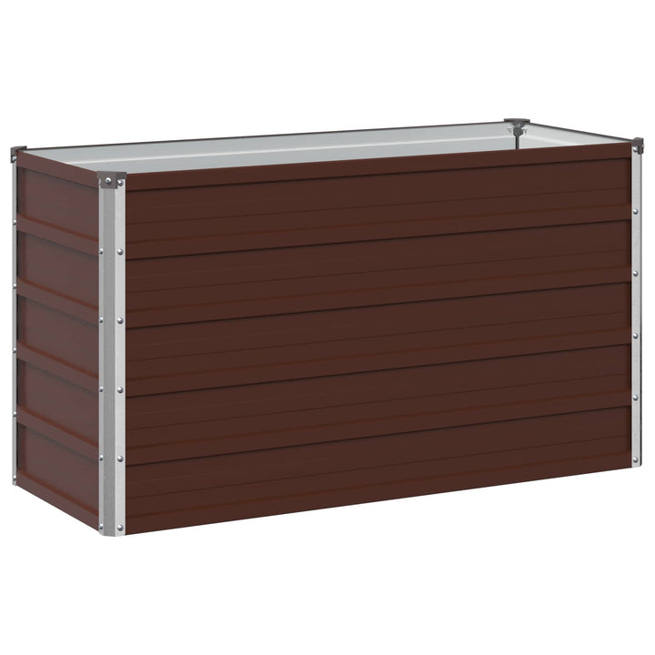 Hævet Havebed Brun 100 x 40 x 55 cm koldvalset stål