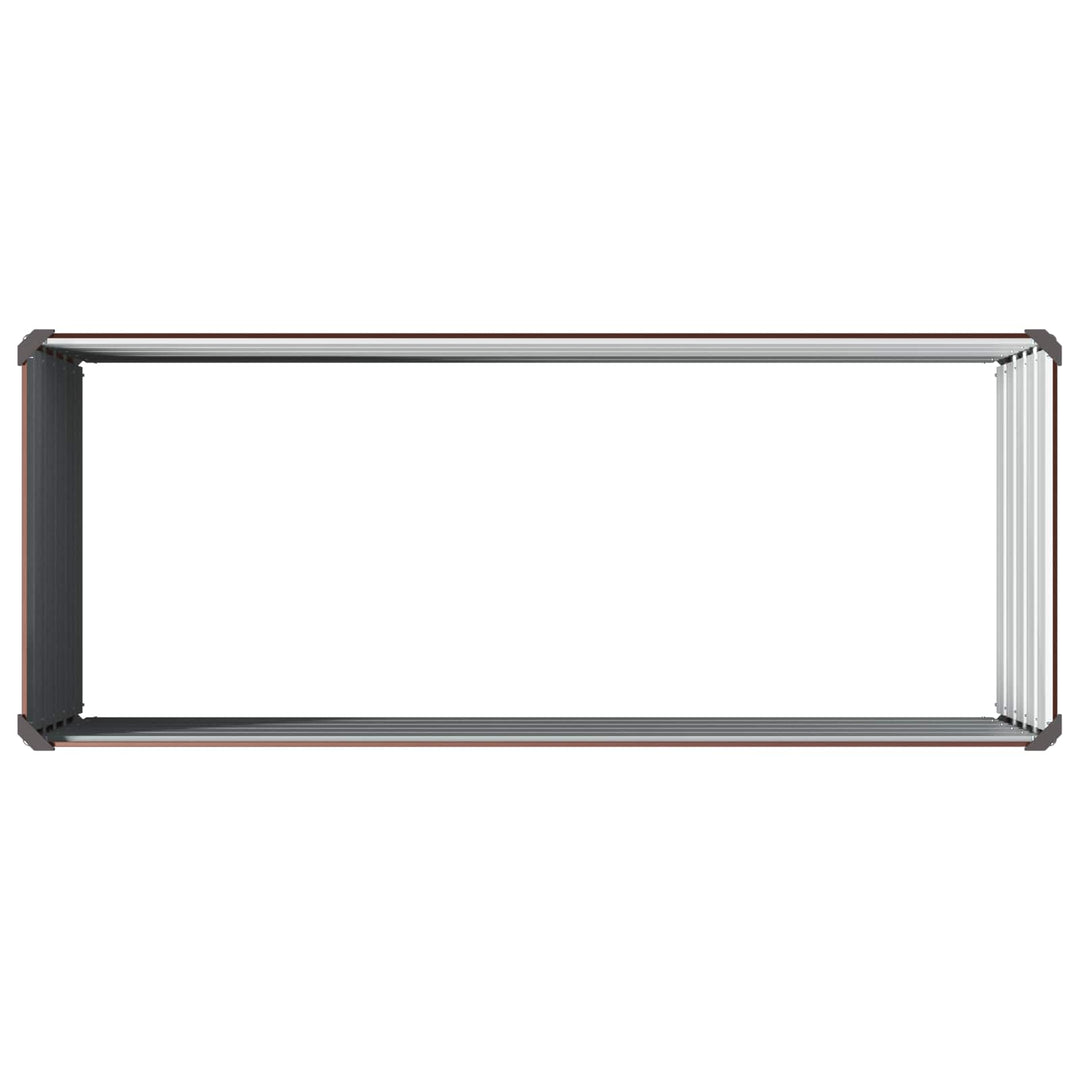 Hævet Havebed Brun 100 x 40 x 55 cm koldvalset stål