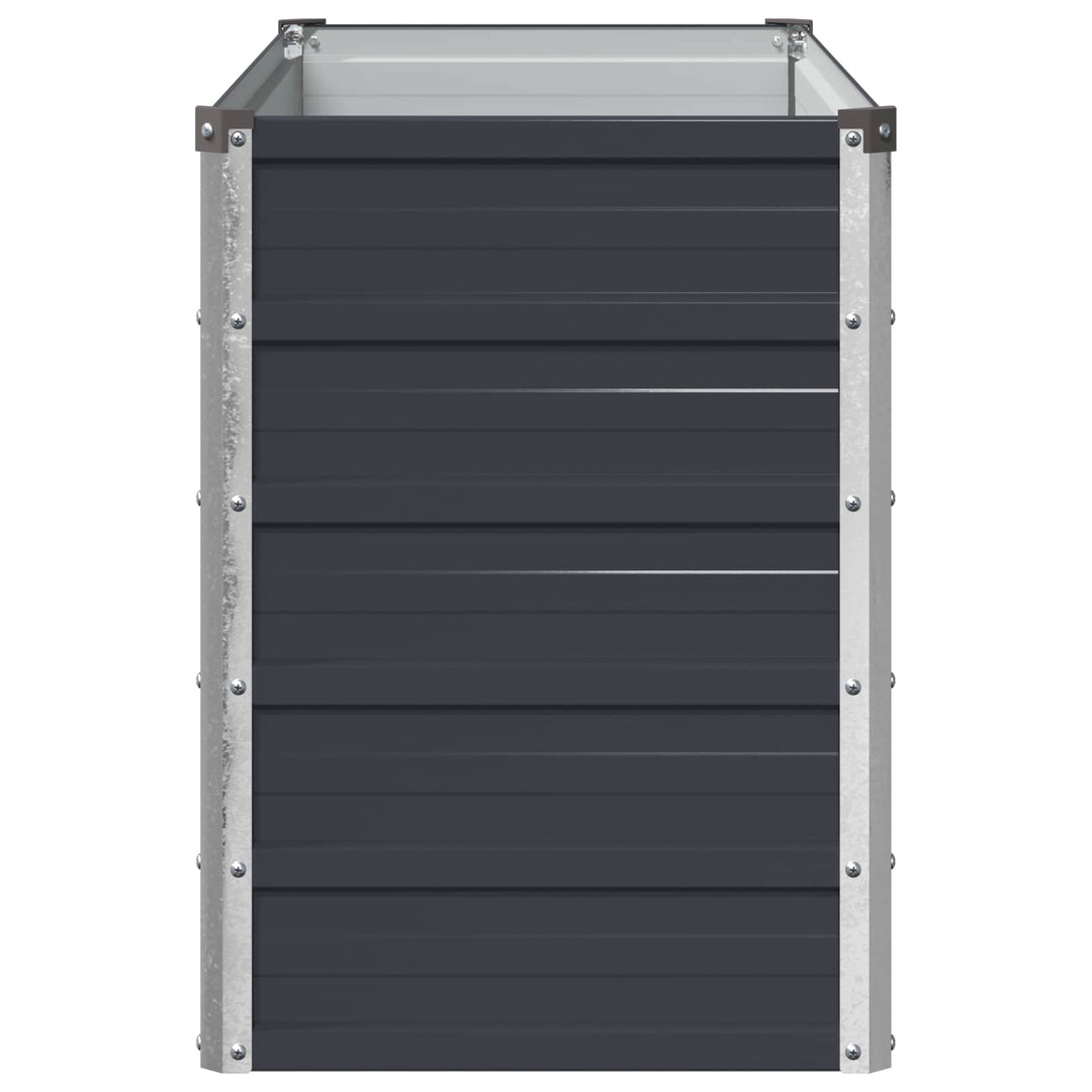 Hævet Havebed Antracit 100 x 40 x 55 cm koldvalset stål