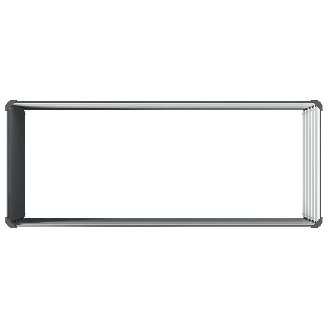 Hævet Havebed Antracit 100 x 40 x 55 cm koldvalset stål