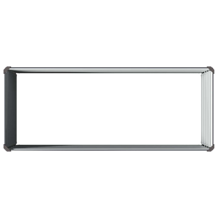 Hævet Havebed Antracit 100 x 40 x 55 cm koldvalset stål