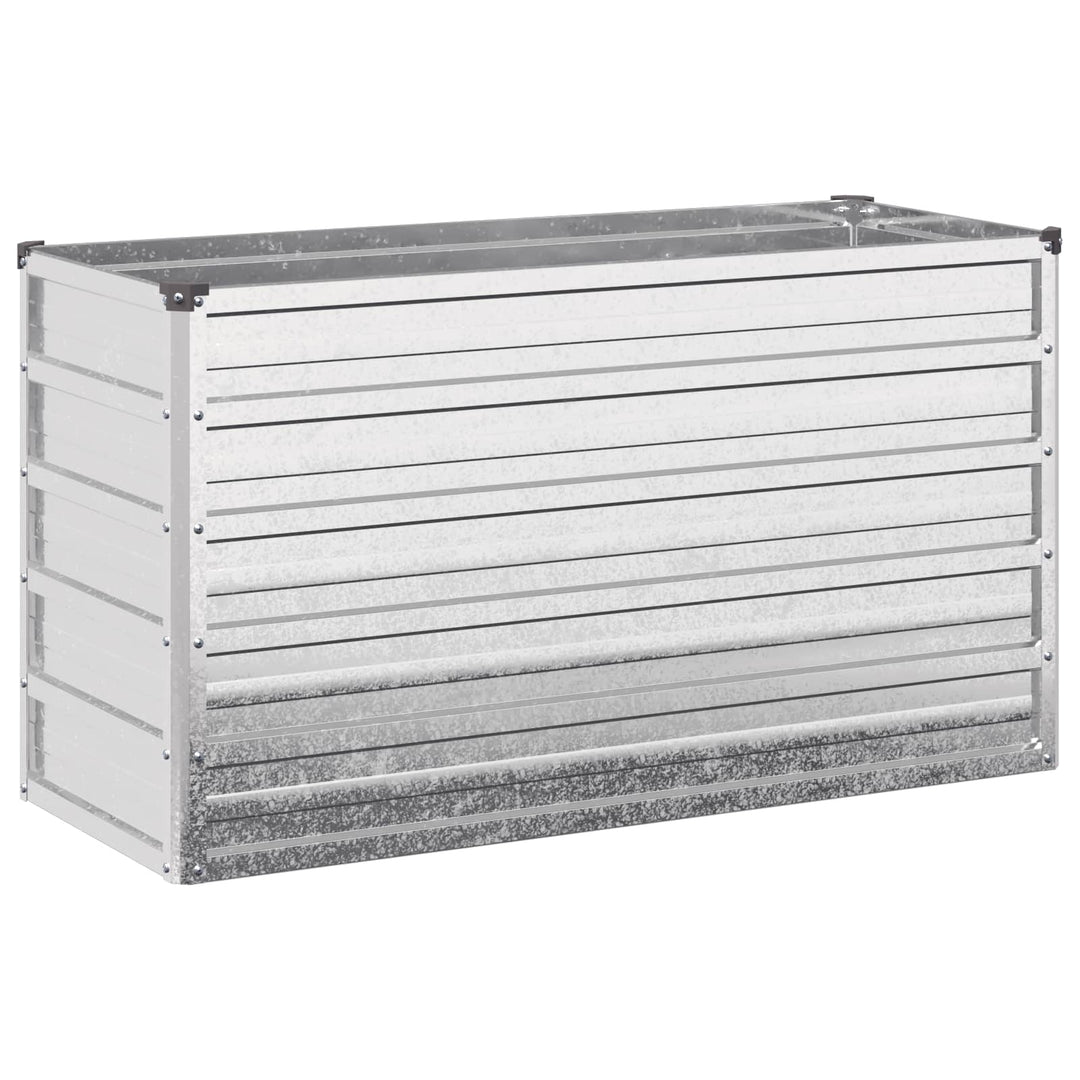 Hævet Havebed Sølv 100 x 40 x 55 cm galvaniseret