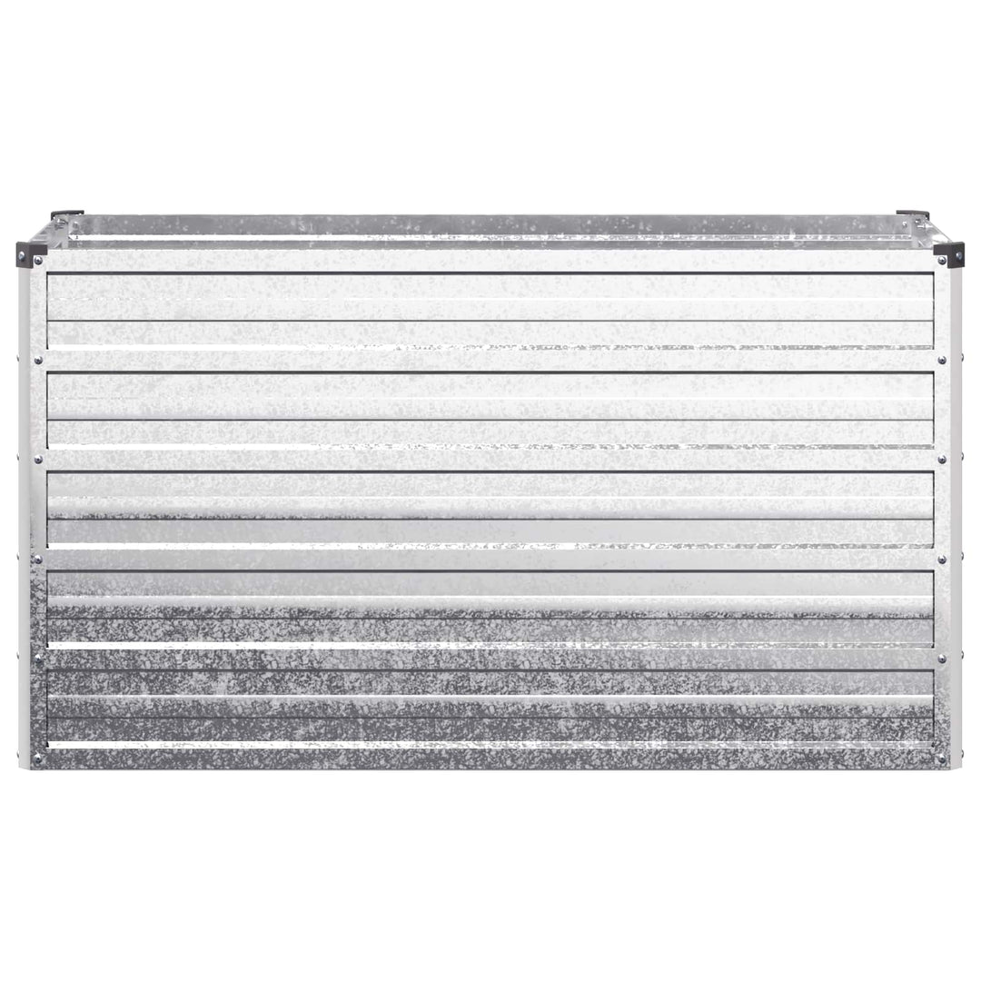 Hævet Havebed Sølv 100 x 40 x 55 cm galvaniseret
