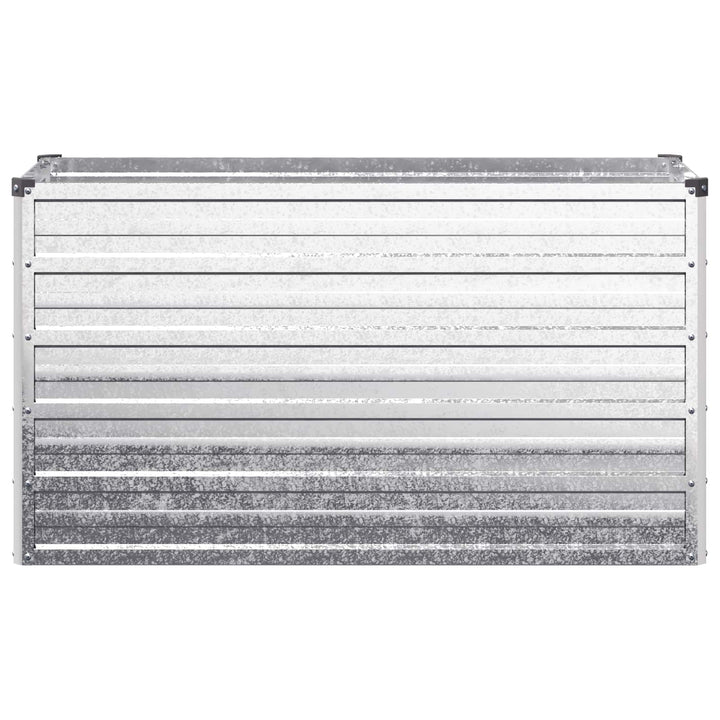 Hævet Havebed Sølv 100 x 40 x 55 cm galvaniseret