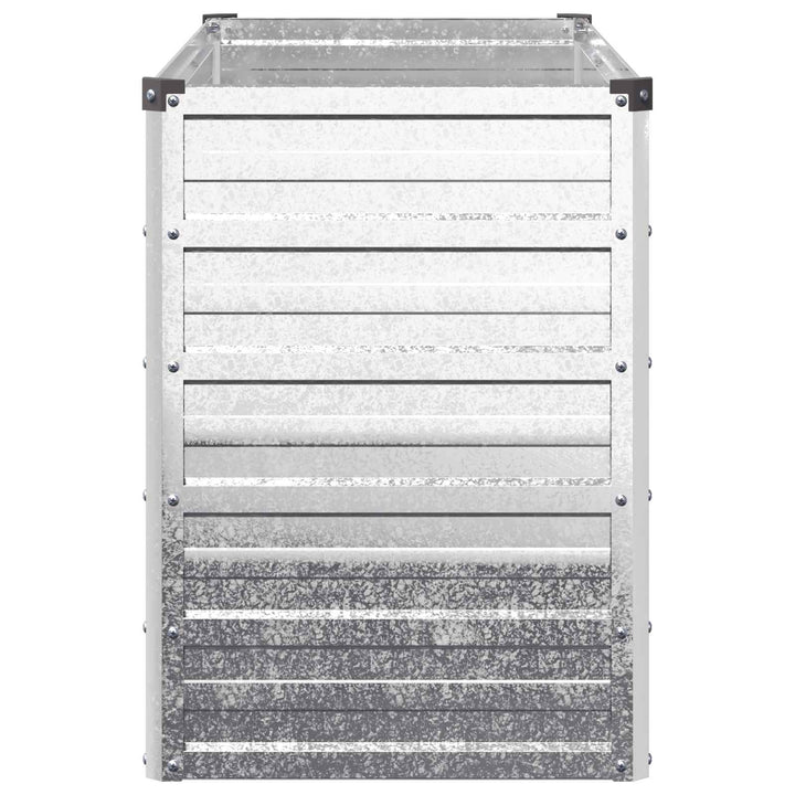 Hævet Havebed Sølv 100 x 40 x 55 cm galvaniseret