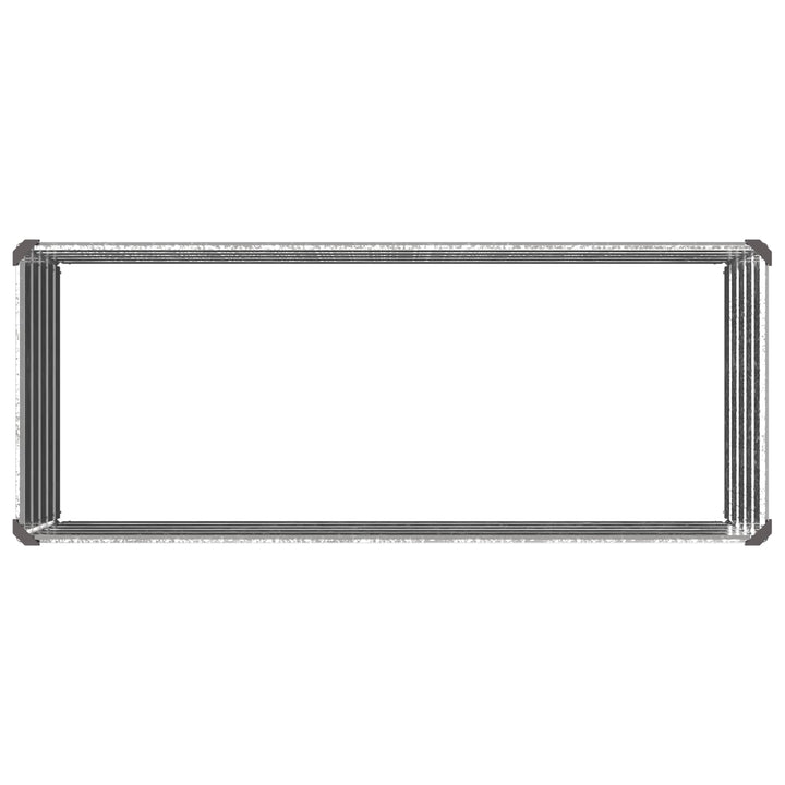 Hævet Havebed Sølv 100 x 40 x 55 cm galvaniseret