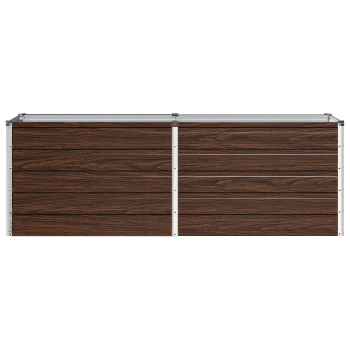 Hævet Havebed Sort 160 x 40 x 55 cm koldvalset stål