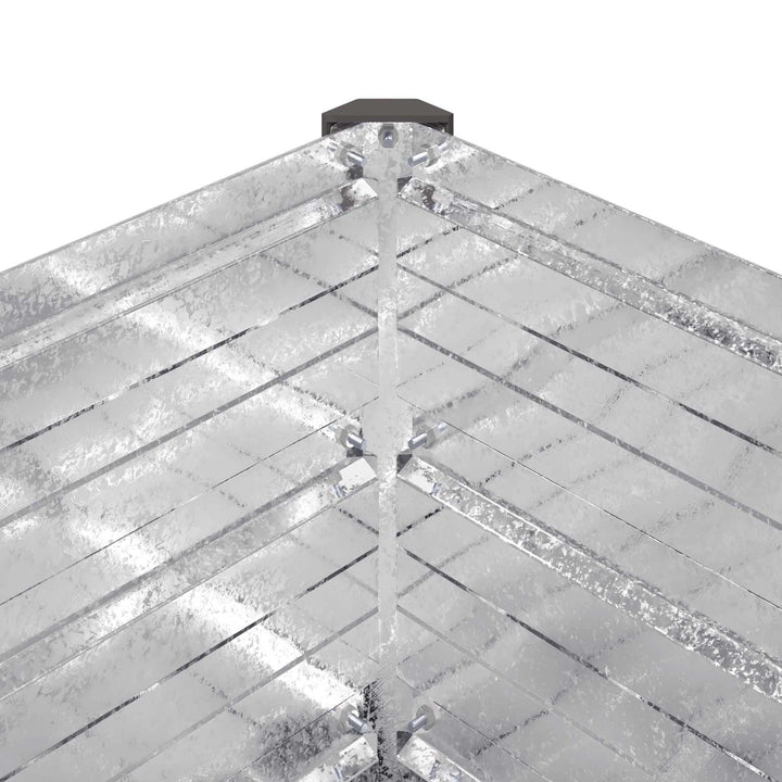 Hævet Havebed Sølv 160 x 40 x 55 cm galvaniseret