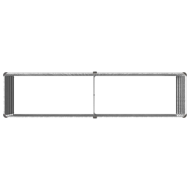 Hævet Havebed Sølv 160 x 40 x 55 cm galvaniseret