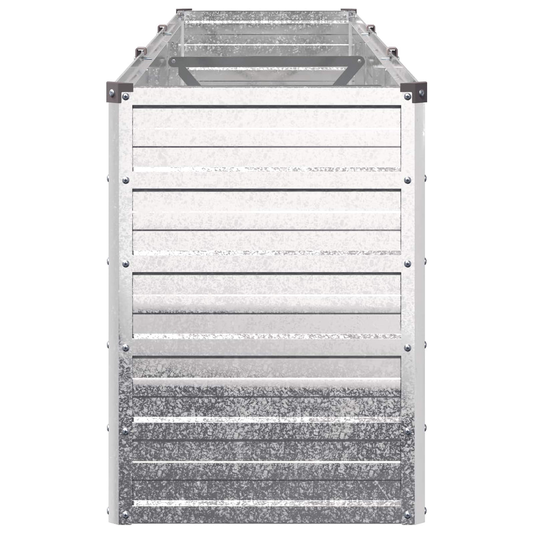 Hævet Havebed Sølv 240 x 40 x 55 cm galvaniseret