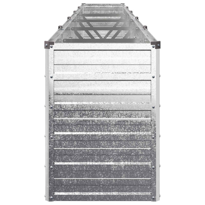 Hævet Havebed Sølv 400 x 40 x 55 cm galvaniseret