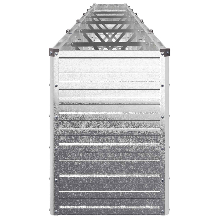 Hævet Havebed Sølv 600 x 40 x 55 cm galvaniseret