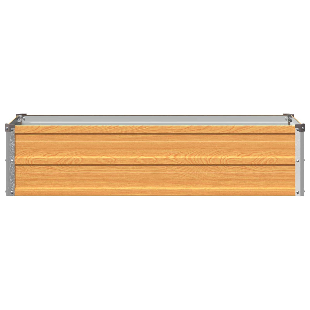 Hævet Havebed Naturfarvet 100 x 40 x 24 cm koldvalset stål
