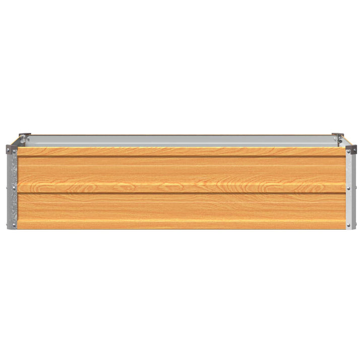 Hævet Havebed Naturfarvet 100 x 40 x 24 cm koldvalset stål