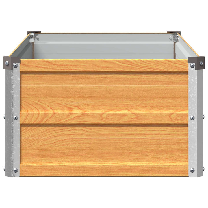 Hævet Havebed Naturfarvet 100 x 40 x 24 cm koldvalset stål