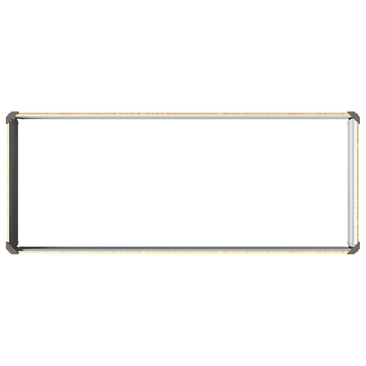 Hævet Havebed Naturfarvet 100 x 40 x 24 cm koldvalset stål