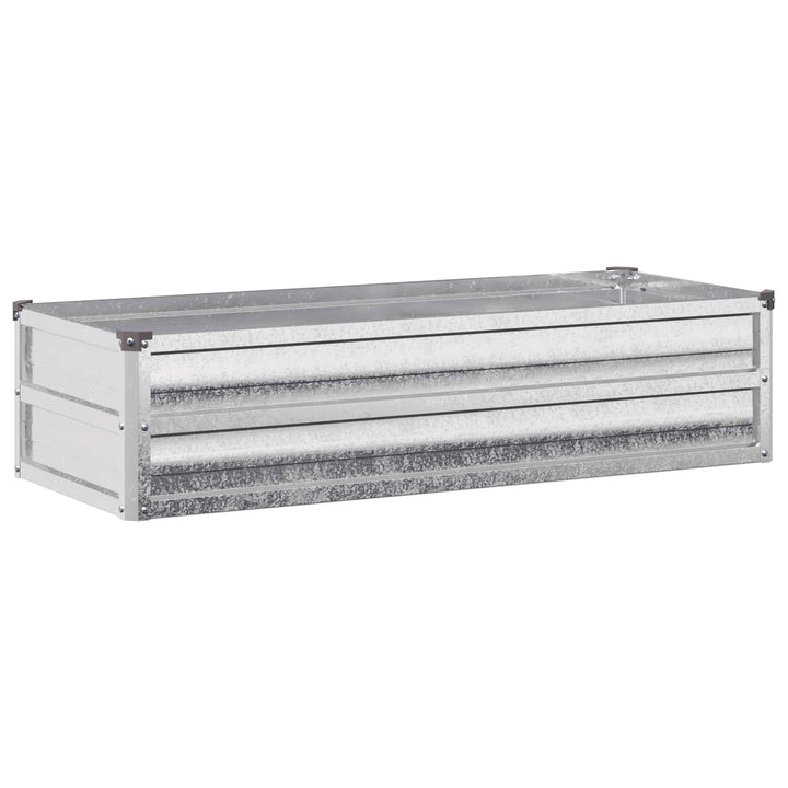 Hævet Havebed Sølv 100 x 40 x 24 cm galvaniseret