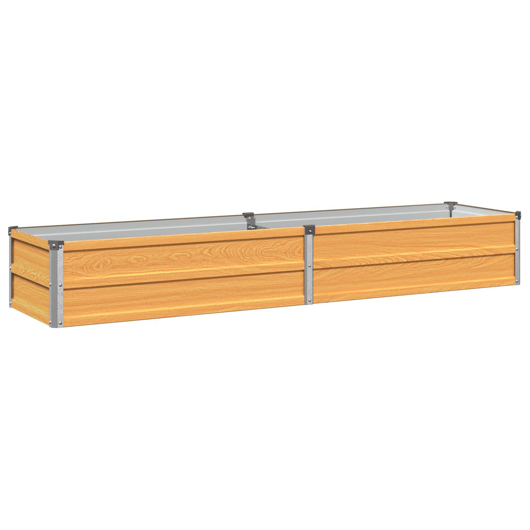 Hævet Havebed Naturfarvet 160 x 40 x 24 cm koldvalset stål