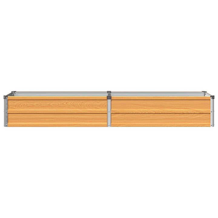 Hævet Havebed Naturfarvet 160 x 40 x 24 cm koldvalset stål
