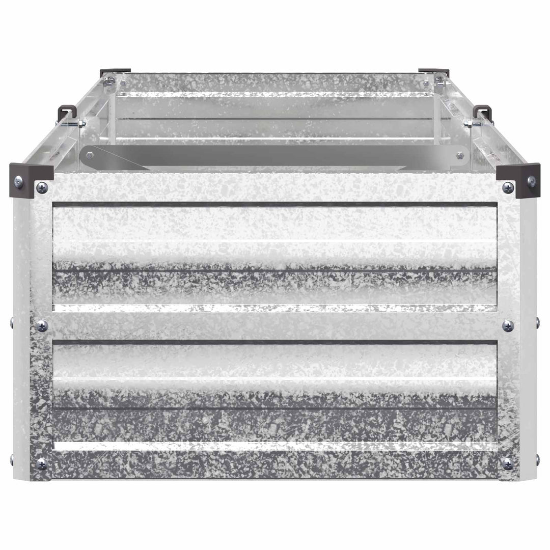 Hævet Havebed Sølv 160 x 40 x 24 cm galvaniseret