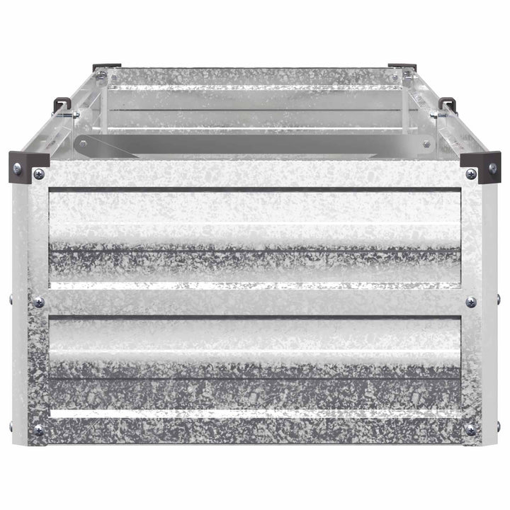 Hævet Havebed Sølv 160 x 40 x 24 cm galvaniseret