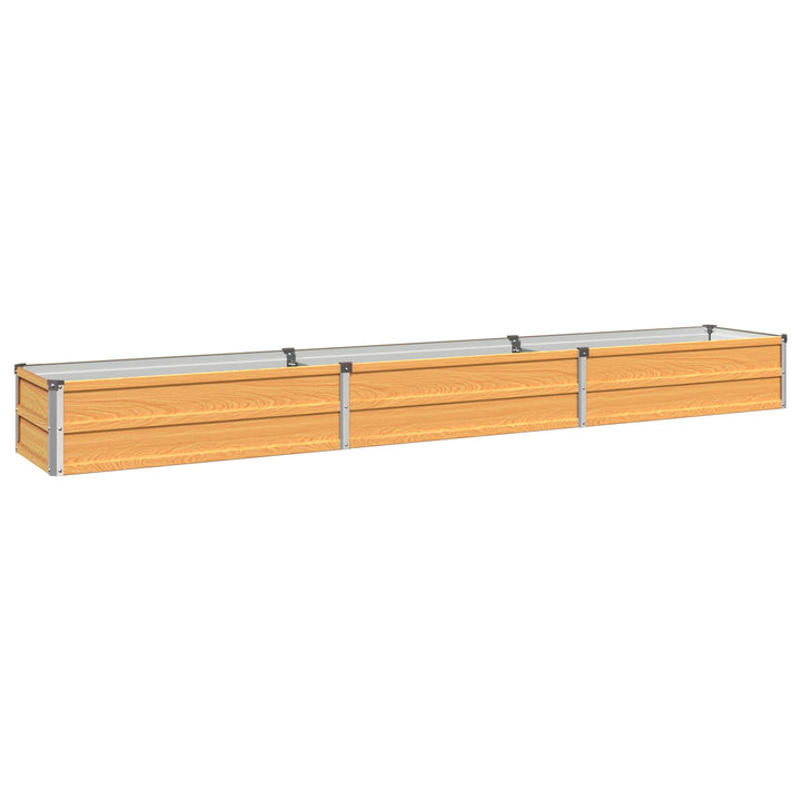 Hævet Havebed Naturfarvet 240 x 40 x 24 cm koldvalset stål