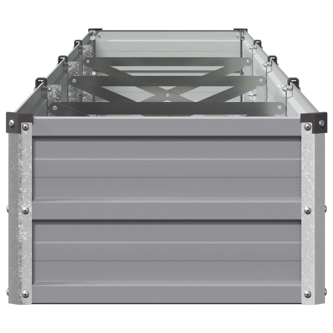 Hævet Havebed Grå 320 x 40 x 24 cm koldvalset stål