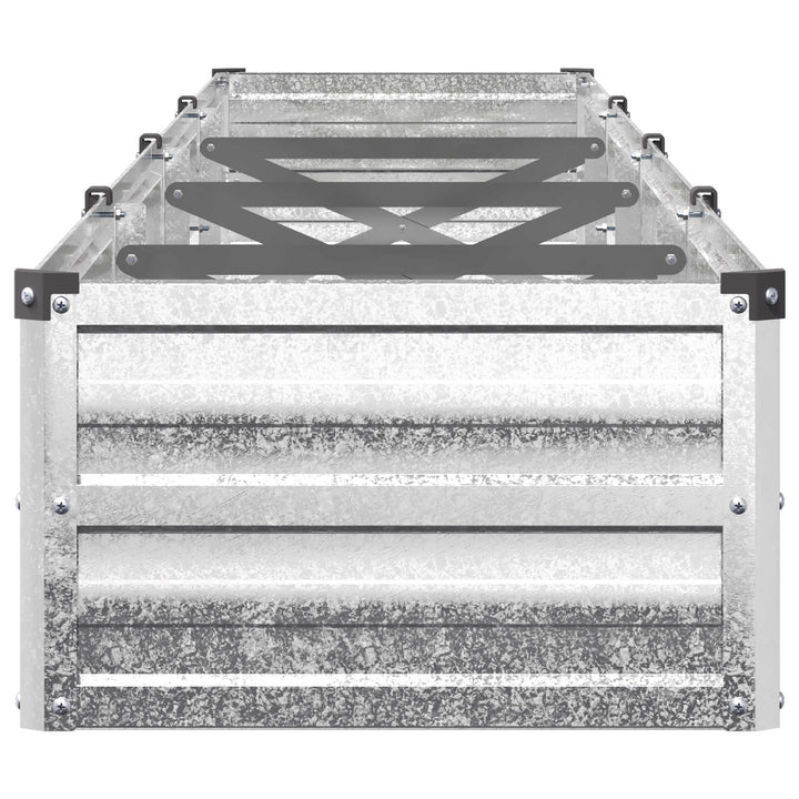 Hævet Havebed Sølv 320 x 40 x 24 cm galvaniseret