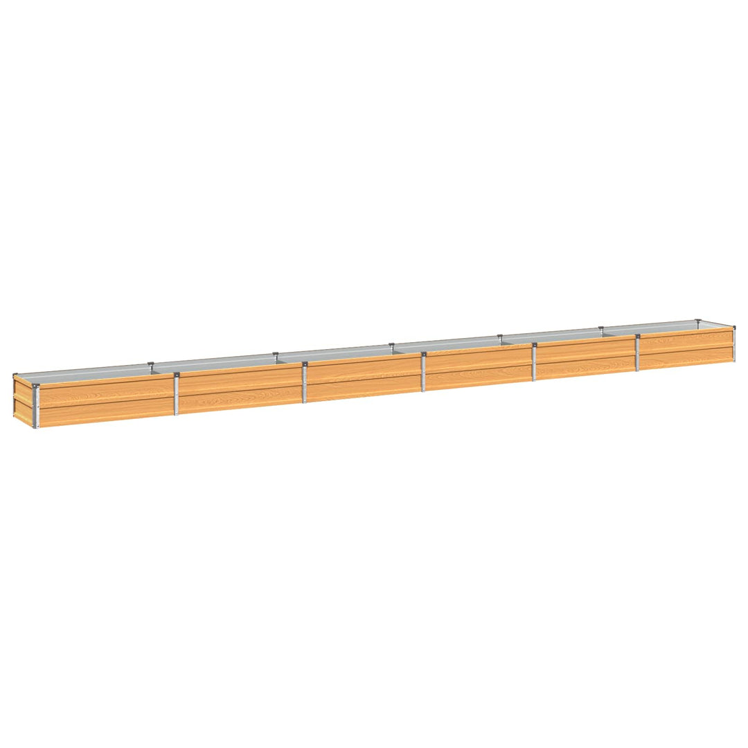 Hævet Havebed Naturfarvet 480 x 40 x 24 cm koldvalset stål