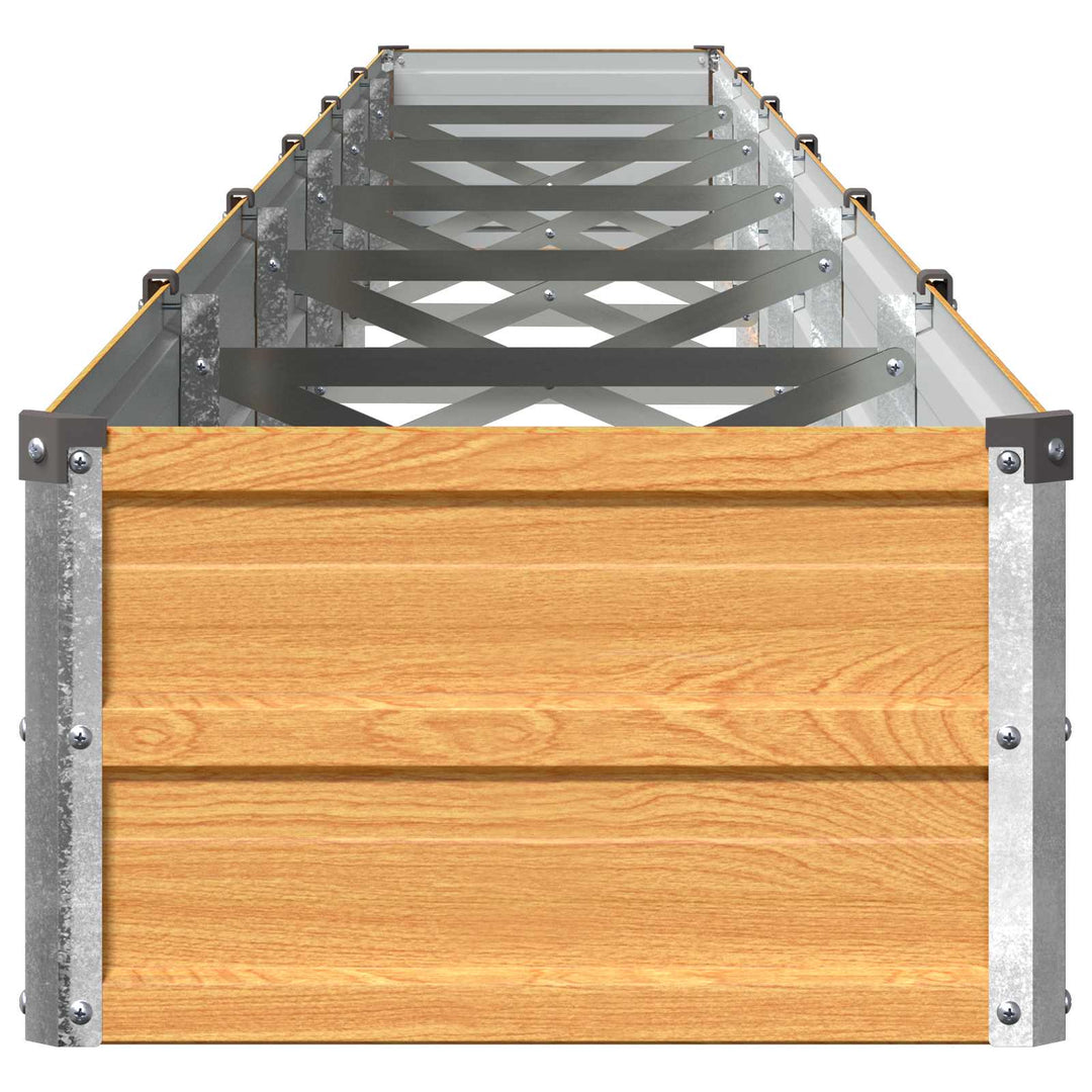 Hævet Havebed Naturfarvet 480 x 40 x 24 cm koldvalset stål
