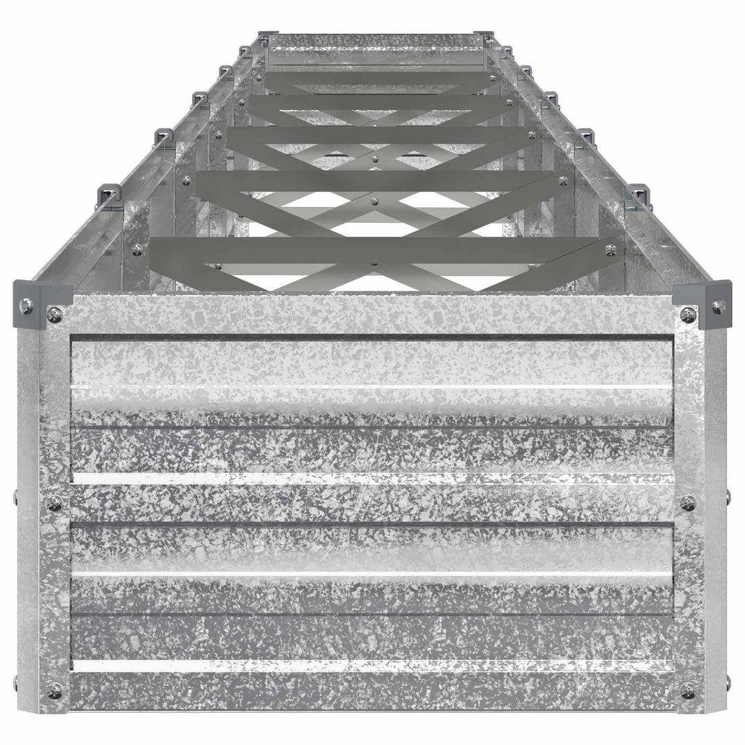 Hævet Havebed Sølv 480 x 40 x 24 cm galvaniseret