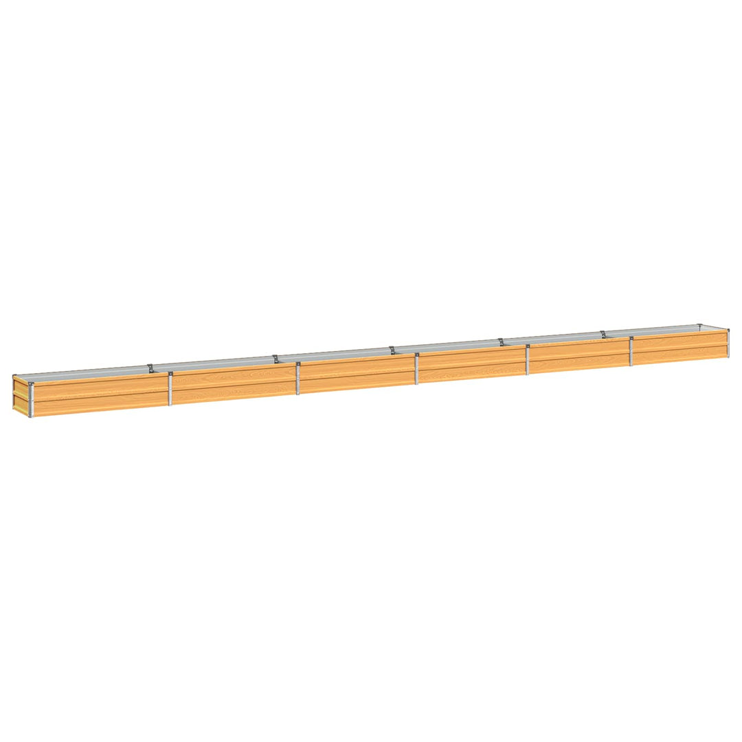 Hævet Havebed Naturfarvet 600 x 40 x 24 cm koldvalset stål