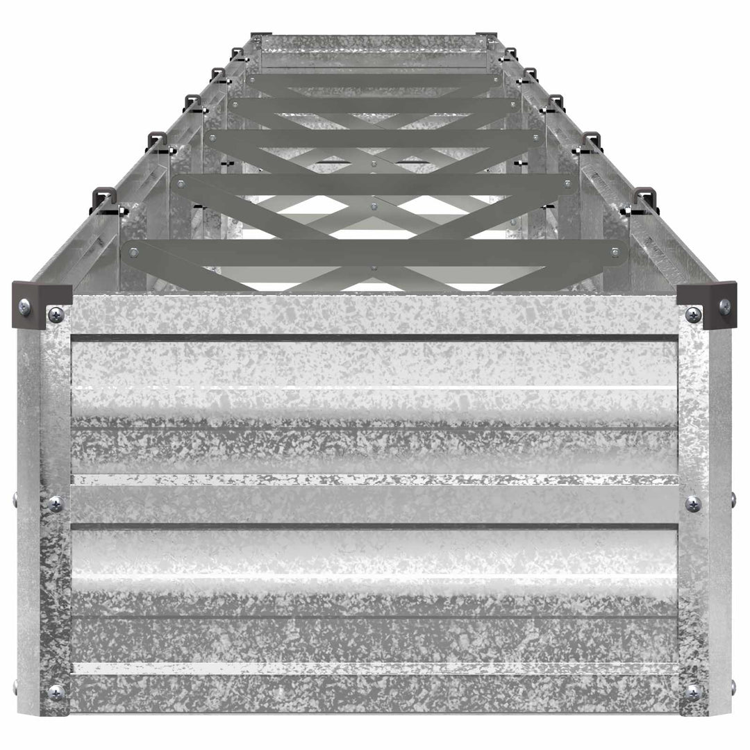 Hævet Havebed Sølv 600 x 40 x 24 cm galvaniseret