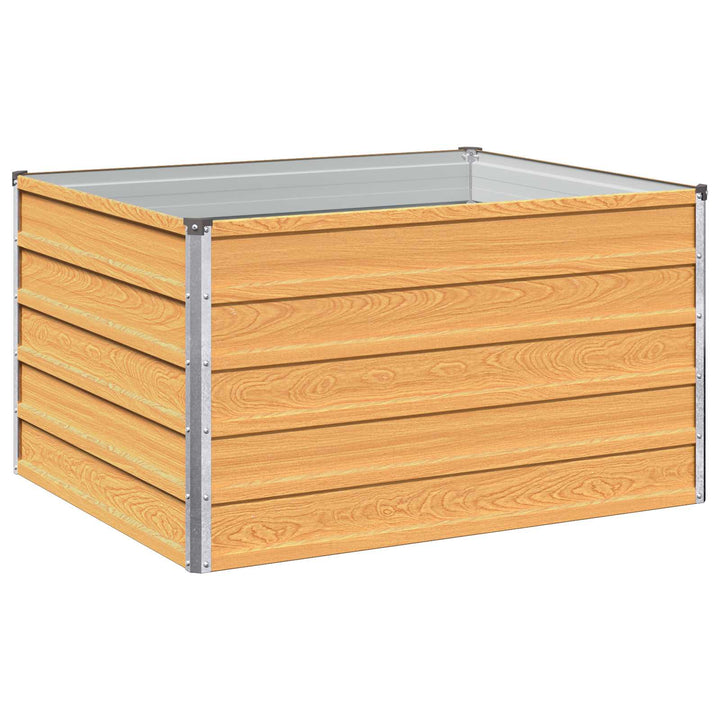 Hævet Havebed Naturfarvet 100 x 80 x 55 cm koldvalset stål