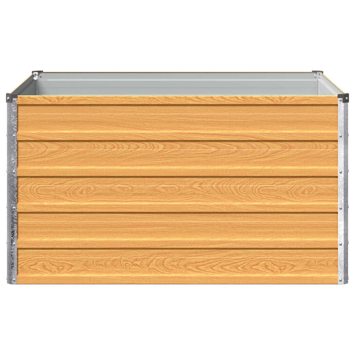 Hævet Havebed Naturfarvet 100 x 80 x 55 cm koldvalset stål