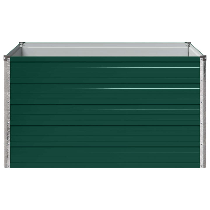 Hævet Havebed Grøn 100 x 80 x 55 cm koldvalset stål