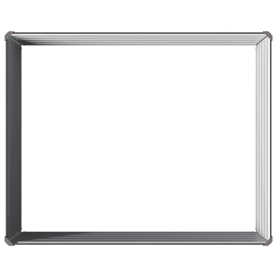 Hævet Havebed Antracit 100 x 80 x 55 cm koldvalset stål
