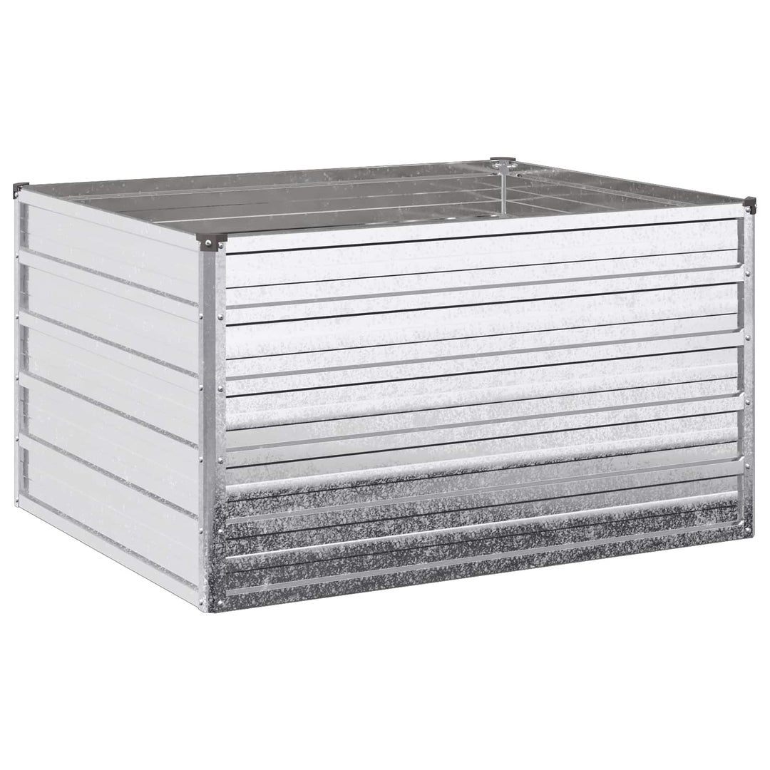 Hævet Havebed Sølv 100 x 80 x 55 cm galvaniseret