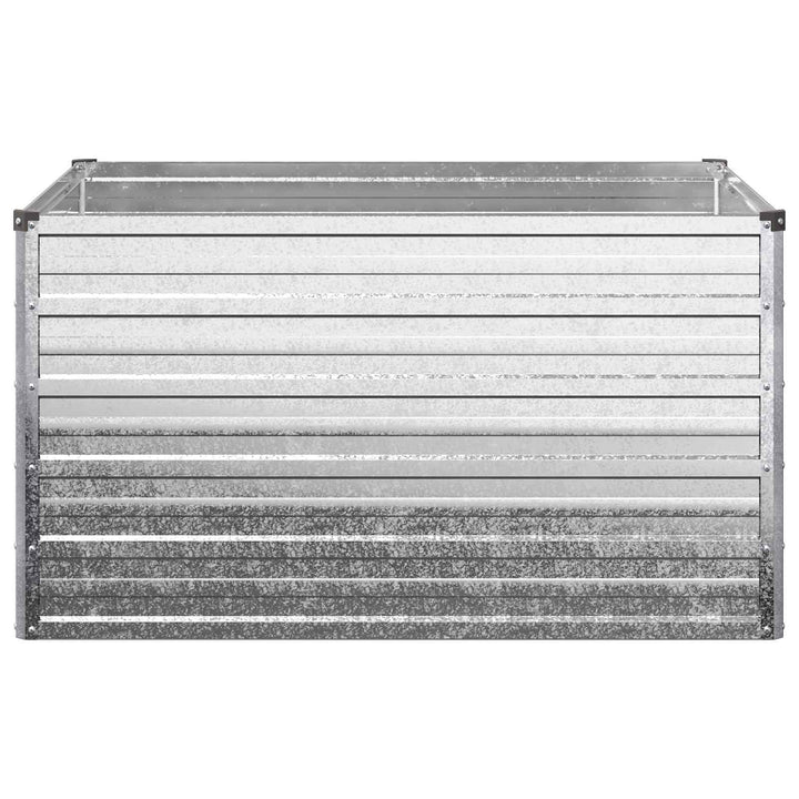 Hævet Havebed Sølv 100 x 80 x 55 cm galvaniseret