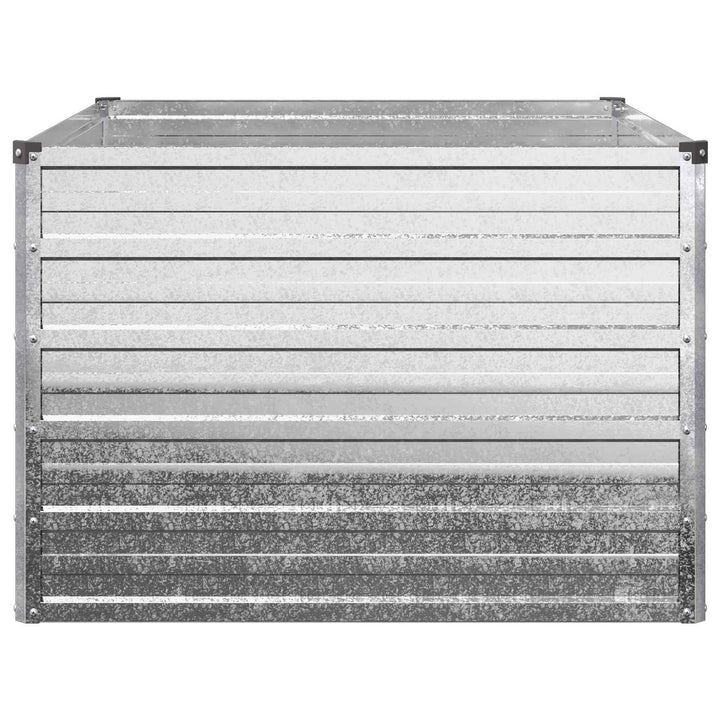 Hævet Havebed Sølv 100 x 80 x 55 cm galvaniseret