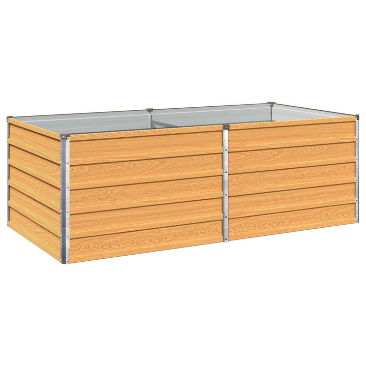 Hævet Havebed Naturfarvet 160 x 80 x 55 cm koldvalset stål