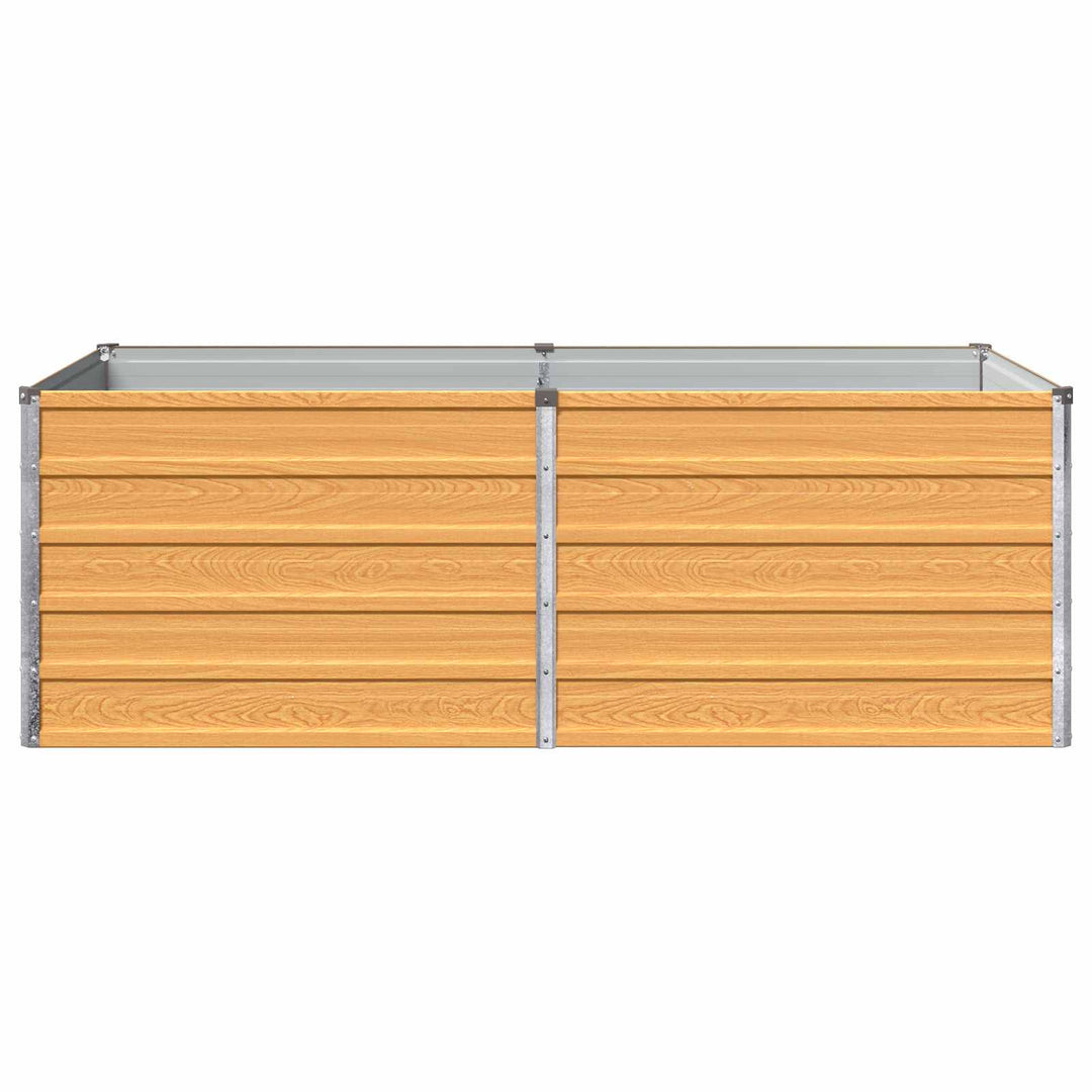 Hævet Havebed Naturfarvet 160 x 80 x 55 cm koldvalset stål