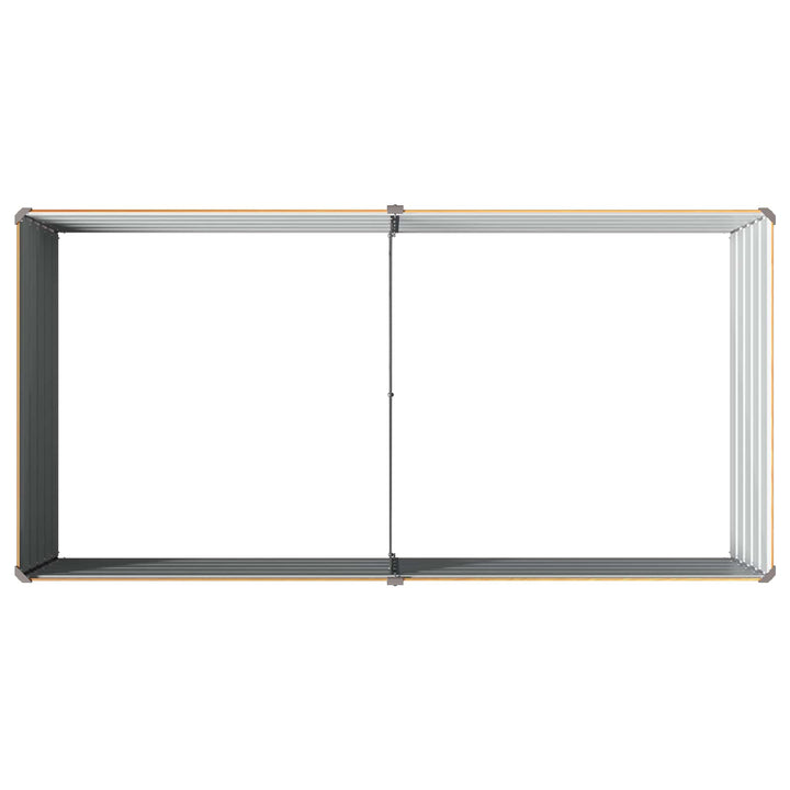 Hævet Havebed Naturfarvet 160 x 80 x 55 cm koldvalset stål