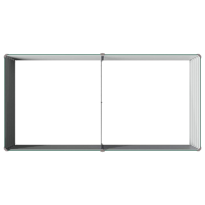 Hævet Havebed Grøn 160 x 80 x 55 cm koldvalset stål